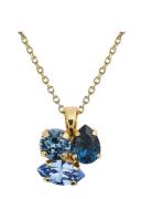 Caroline Svedbom Ana Necklace Gold Blå