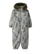 Name It Nmnsnow10 Suit Aop Fo Grå