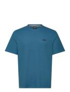 BOSS Waffle T-Shirt Blå