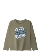 Name It Nkmvictor Ls Rlx Top Khaki Green