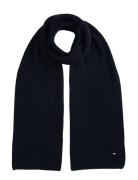 Tommy Hilfiger Th Flag Pima Cotton Cash Scarf Marinblå