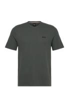 BOSS Waffle T-Shirt Khaki Green