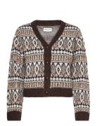 Lollys Laundry Saxoll Knit Cardigan Ls Brun