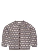 Copenhagen Colors Merino Heart Cardigan Grå