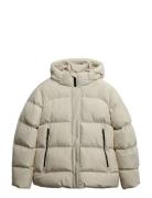 Superdry Hooded 5 Baffle Sports Puffer Kräm