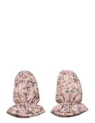 Wheat Puffer Baby Mittens Muffu Rosa
