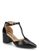 Bianco Biadevived T-Strap Pump Faux Leather Svart
