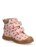 ANGULUS Boots - Flat - With Velcro Rosa