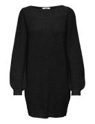 JDY Jdywhitney Megan L/S Boat Dress Knt Noos Svart