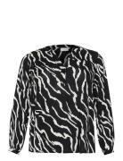 Kaffe Curve Kcmirta Tilly Blouse Svart