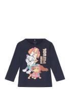 Name It Nmfnubina Pawpatrol Ls Top Noos Cplg Marinblå