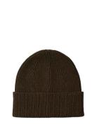 Selected Slhmason Merino Wool Beanie Noos Brun