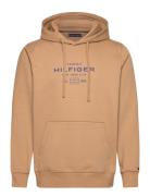 Tommy Hilfiger Oval Graphic Hoodie Beige