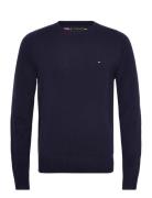 Tommy Hilfiger Lambswool Crew Neck Marinblå
