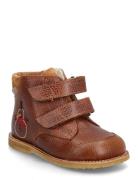 ANGULUS Boots - Flat - With Velcro Brun