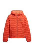 Superdry Sport Hooded Fuji Lite Padded Jacket Orange