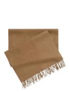 GANT Wool Woven Scarf Beige