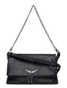 Zadig & Voltaire Rocky Ii Grained Leather Svart