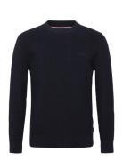 Sebago Leo Cotton Crew Marinblå