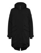 Superdry City Fishtail Padded Parka Svart