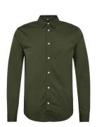 Tommy Jeans Tjm Original Stretch Shirt Grön