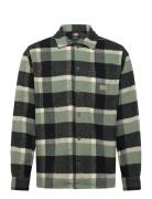 Dickies M Plaid Coaling Ls Shirt Grön