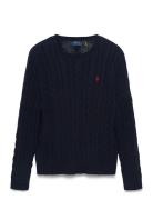Polo Ralph Lauren Cable-Knit Cotton Sweater Marinblå