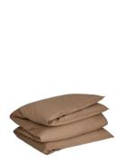 GANT Sateen Single Duvet Brun