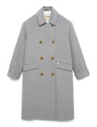 MOS MOSH Mmvenice Wool Coat Grå