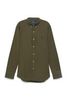 Polo Ralph Lauren Slim Fit Stretch Poplin Shirt Khaki Green