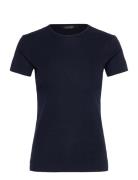 Lauren Ralph Lauren Stretch Cotton Tee Marinblå