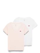 Levi's® 2Pack Perfect Vneck Tees 2 Pac Rosa