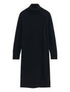 GANT Detail Turtleneck Dress Marinblå