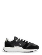 Polo Ralph Lauren Train 89 V2 Suede-Paneled Sneaker Svart