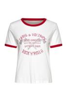 Zadig & Voltaire Woos Ico Blason Rdrg Strass Vit