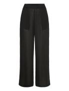 French Connection Terry Crinkle Trouser Svart