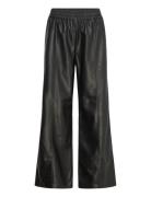 French Connection Tasher Wide Leg Pu Trouser Svart