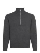 Jack & J S Jornorrebro Knit Half Zip Sn Grå