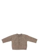 Smallstuff Cardigan, Ao Elephants, Merino Wool, Brown Beige