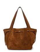 Tory Burch Romy Suede Tote Brun