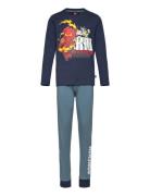 LEGO Kidswear Lwagan 701 - Pyjamas Marinblå