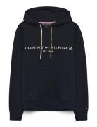 Tommy Hilfiger Core Tommy Logo Hoody Marinblå