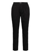 Revolution Loose Trousers With Vintage Wash And Elastic Waist Svart