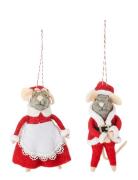 Bloomingville Peo Ornament Röd