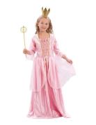 Joker Maskeraddräkt Barn Prinsessa Stl. 98-104 Rosa