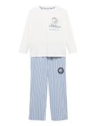 Mango Long Snoopy Pyjama Blå