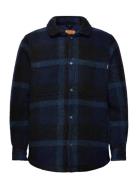 Timberland Wool Blend Shacket Marinblå