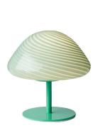 Halo Design Mini Mush Table Lamp, Glass Head, Metal Base Grön