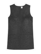 Calvin Klein Doubleface V Neck Mini Shift Dre Grå