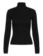 Vero Moda Vmchloe Ls Rollnecktop Jrs Noos Svart